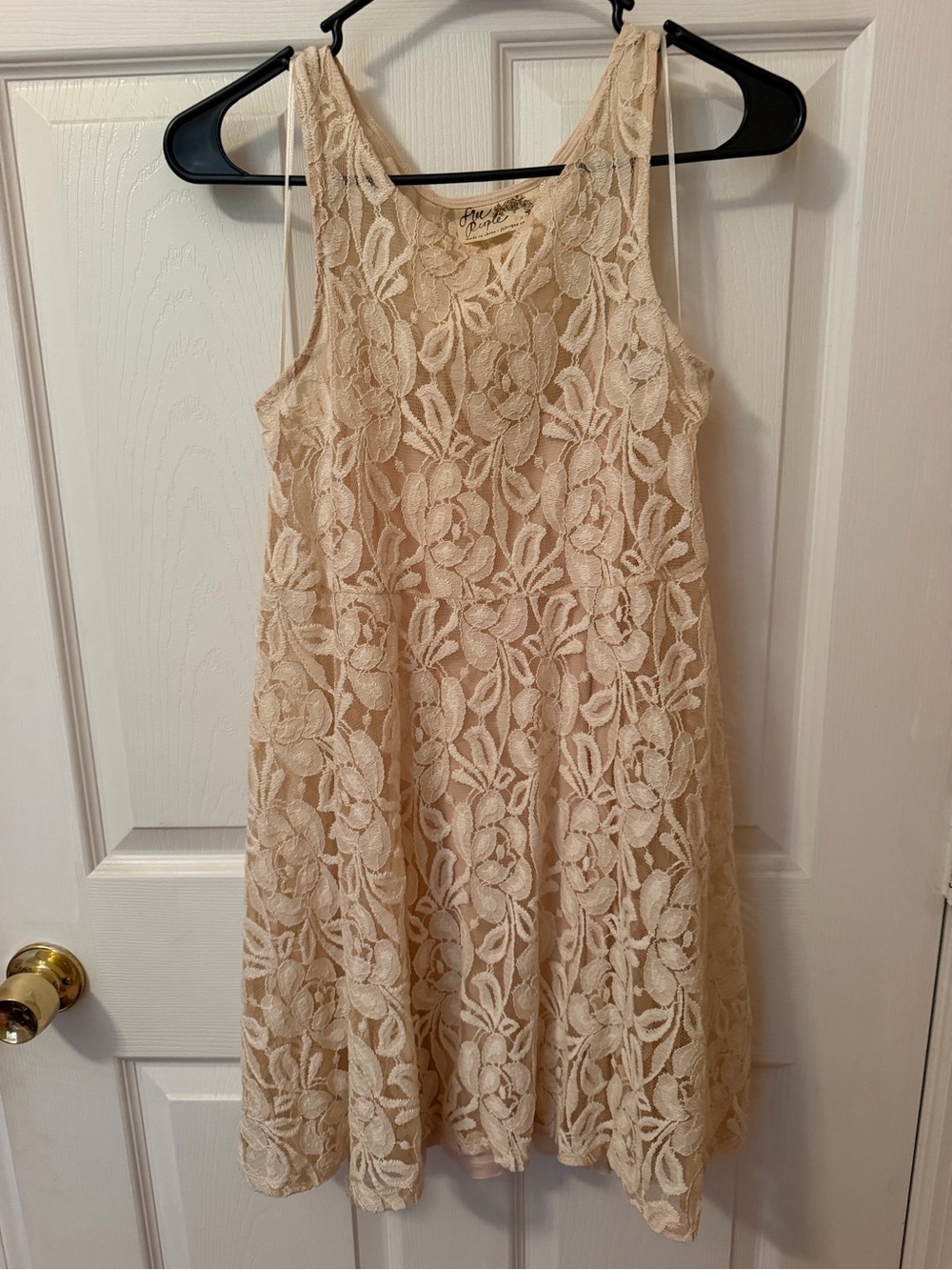 Free People Miles of Lace Mini Dress